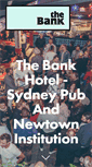 Mobile Screenshot of bankhotel.com.au